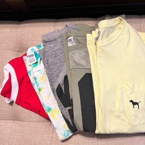 Bundle of PINK Victoria Secret shirts